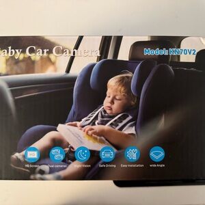 KN70V2 Baby Car Camera with Night Vision - Black